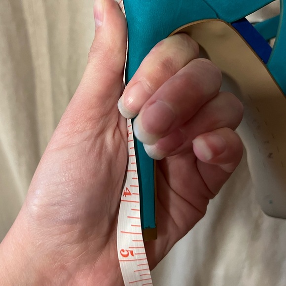 Gianni Bini Stiletto Platform Two Tone Color block heels size 8 - Picture 12 of 12